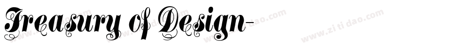 Treasury of Design字体转换